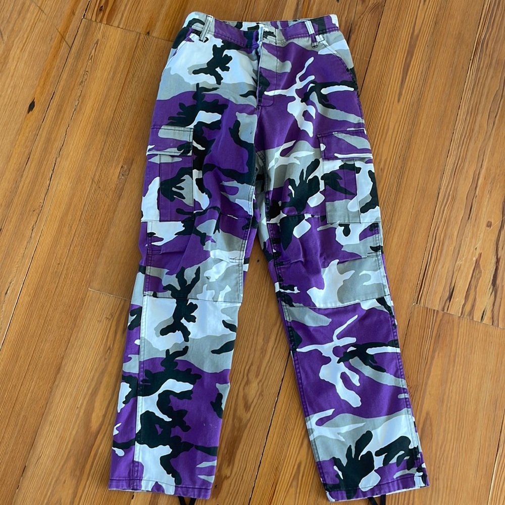 Frankie collective cargo pants purple